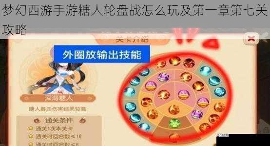 梦幻西游手游糖人轮盘战怎么玩及第一章第七关攻略