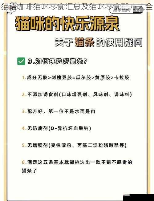 猫咪零食的喂食方法及注意事项