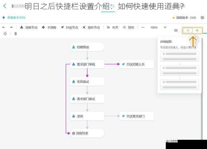 快捷栏布局规划