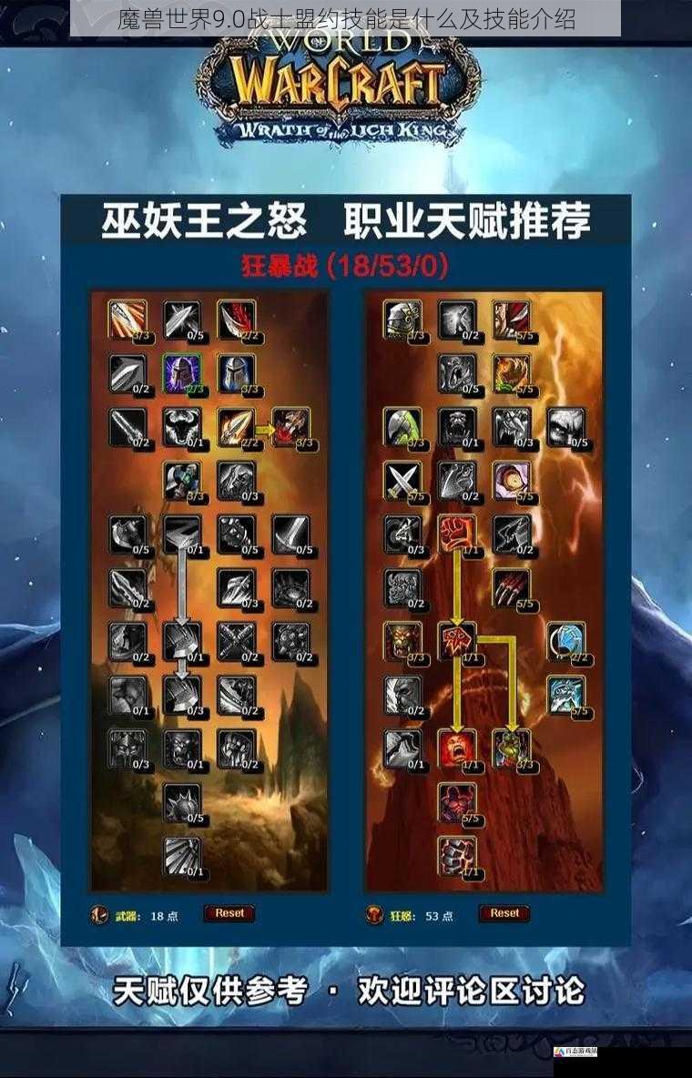 魔兽世界9.0战士盟约技能是什么及技能介绍