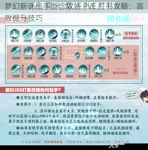 梦幻新诛仙手游念奴娇 PVE 打书攻略：高效提升技巧