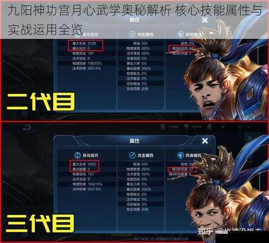 九阳神功宫月心武学奥秘解析 核心技能属性与实战运用全览