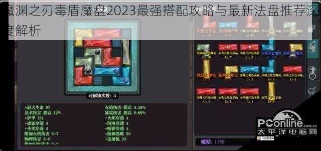 魔渊之刃毒盾魔盘2023最强搭配攻略与最新法盘推荐深度解析