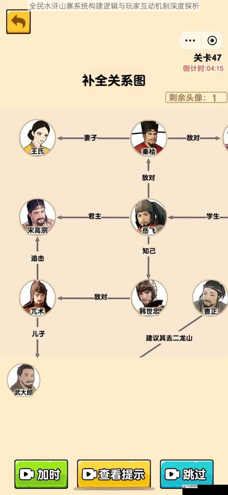 全民水浒山寨系统构建逻辑与玩家互动机制深度探析