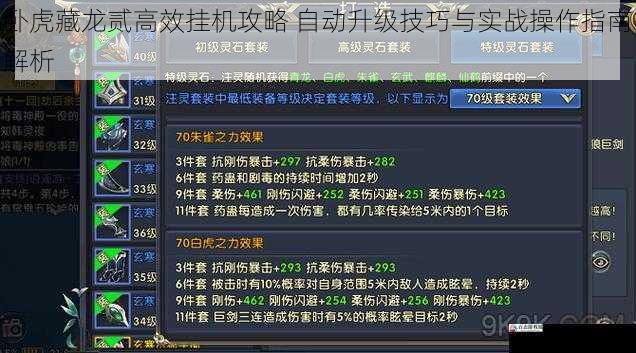 卧虎藏龙贰高效挂机攻略 自动升级技巧与实战操作指南解析
